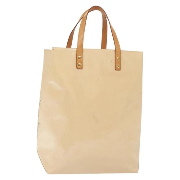Louis Vuitton Handbags - LOUIS VUITTON Vernis Reade MM Hand Bag Marshmallow Pink M91304 LV Auth 140351